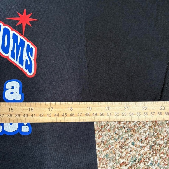 Vintage Y2K funny black faded tee size M - Picture 7 of 7